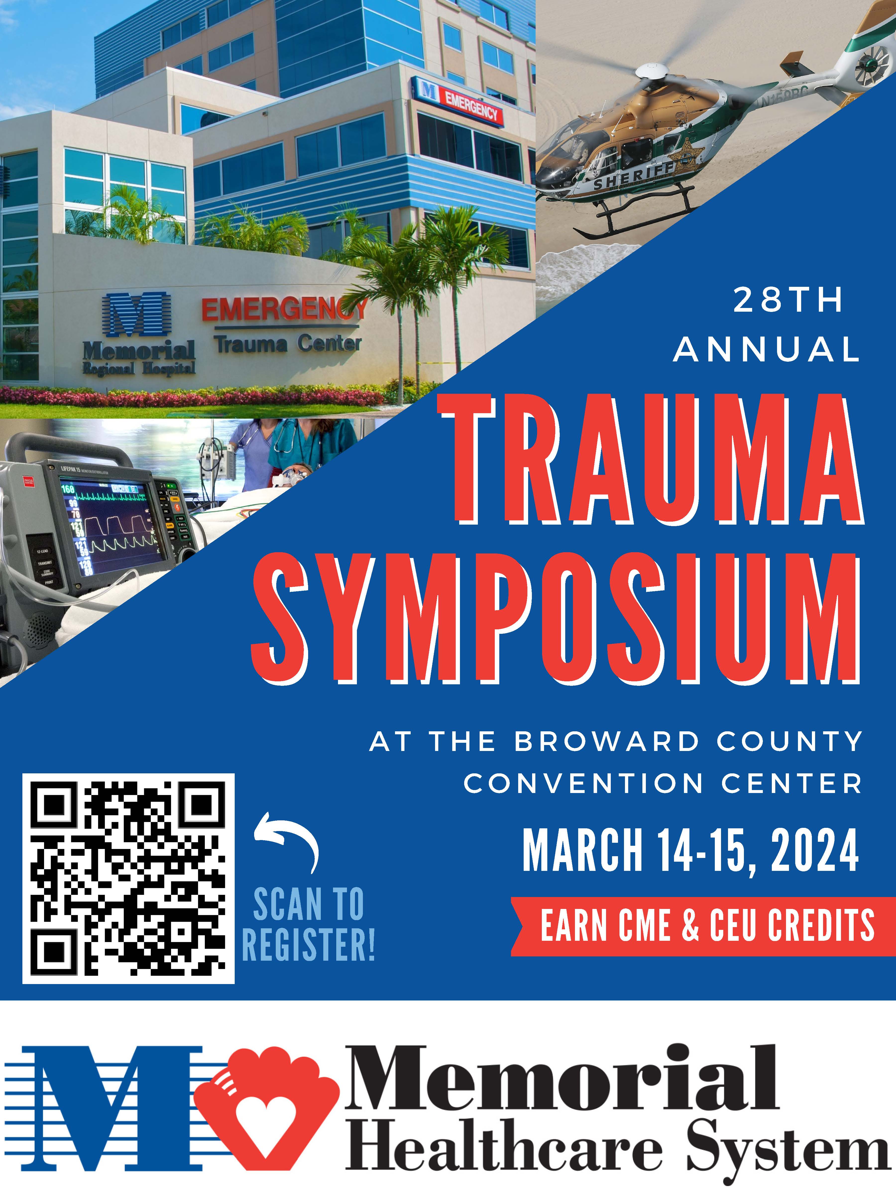28th Annual Trauma Symposium Banner